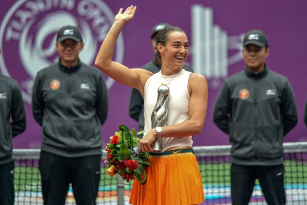 Tennis: Garcia sauve sa saison avec un titre à Tianjin
