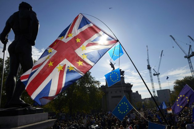Brexit: mobilisation massive à Londres pour réclamer un second référendum