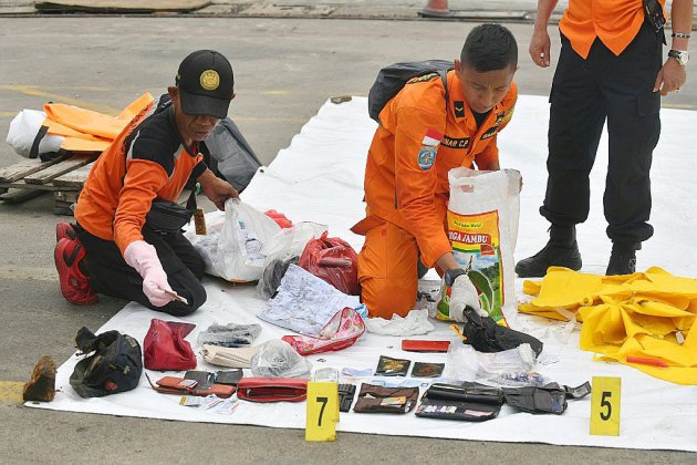 Accident d'avion en Indonésie: les secours retrouvent de nouveaux restes humains
