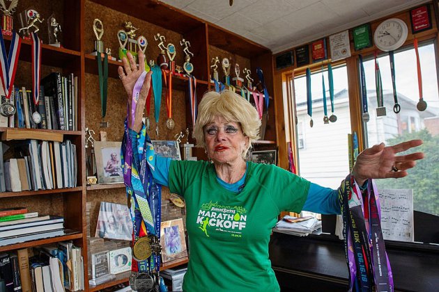 Ginette, 85 ans et 16 marathons de New York: la course comme "addiction"