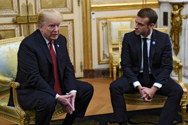 Macron reçoit Trump, ton conciliant sur la défense européenne