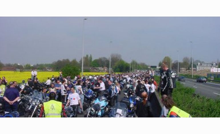 Manif de motards à Argentan et à Alençon