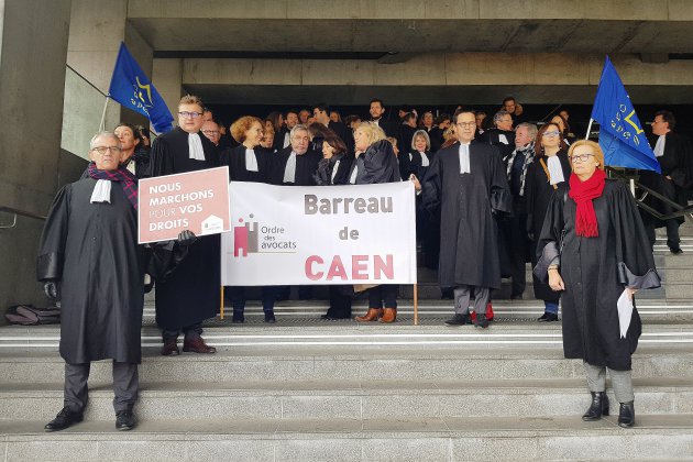Caen. À Caen, les avocats mobilisés contre le projet de réforme de la justice