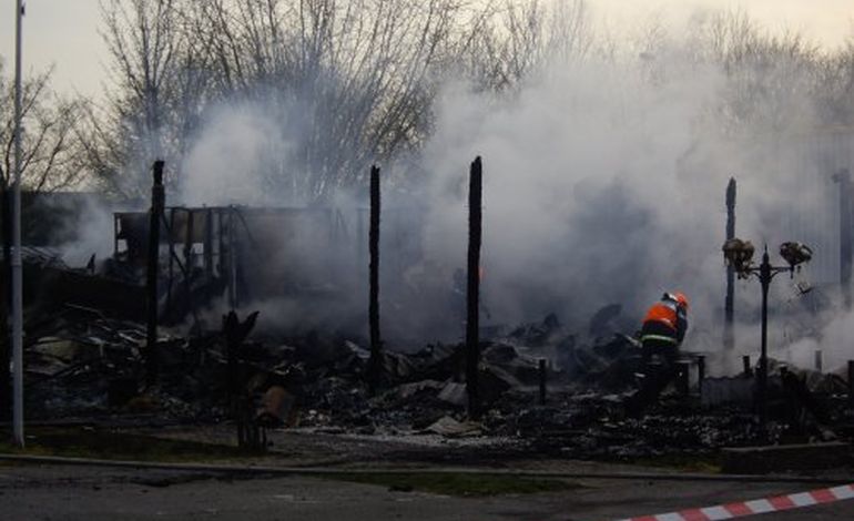 Alençon : Un restaurant totalement détruit par un incendie