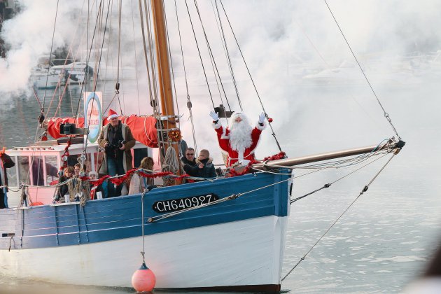 Cherbourg. À Cherbourg, le Père Noël arrive par la mer !