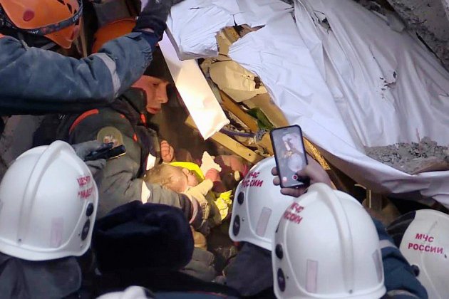 Explosion en Russie : les secouristes ont retrouvé un bébé vivant