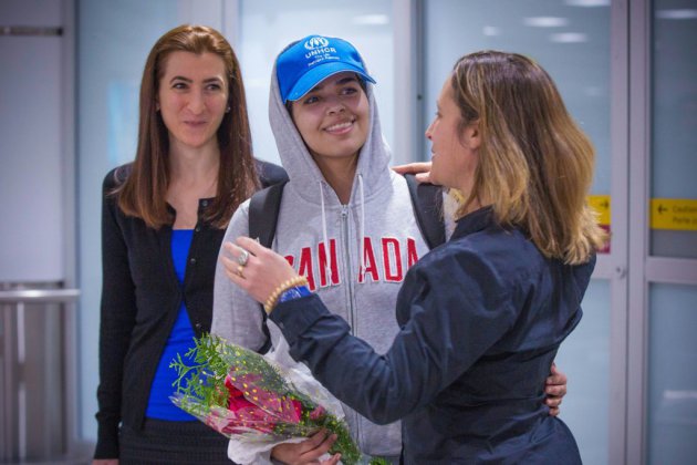La jeune Saoudienne Rahaf Mohammed al-Qunun est arrivée au Canada