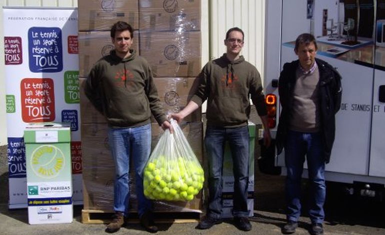 60.000 balles de tennis collectées en Normandie