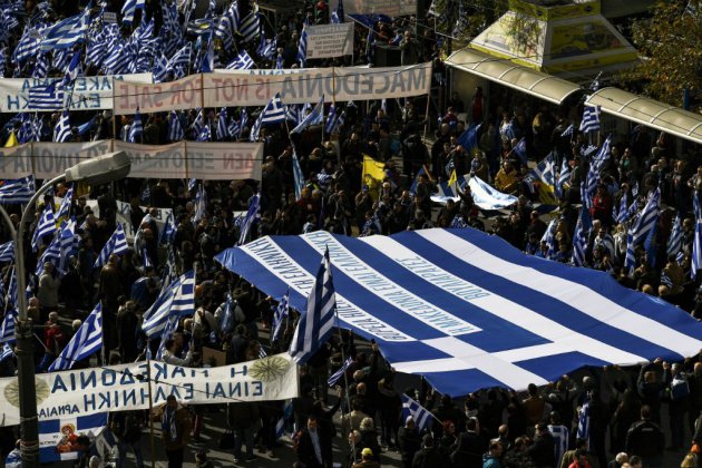 Des milliers de manifestants à Athènes contre l'accord sur la Macédoine