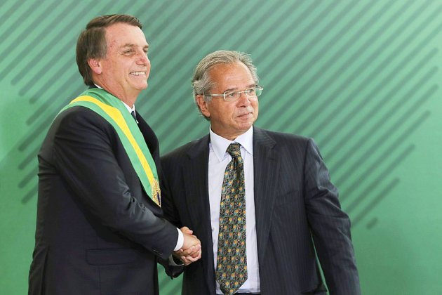 Bolsonaro à Davos pour vendre son "nouveau Brésil", mariant populisme et libéralisme