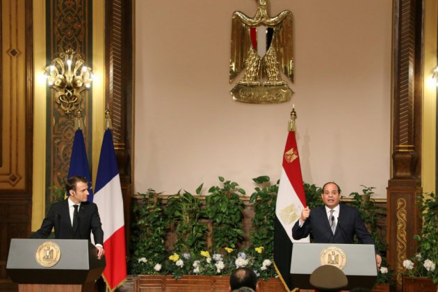 Droits humains en Egypte: "stabilité" et "respect des libertés" vont de pair (Macron à Sissi)