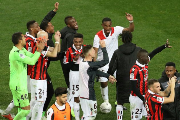Ligue 1: coup d'arrêt pour Lyon à Nice, qui s'invite dans la course à l'Europe