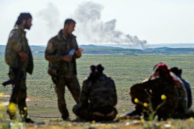 Syrie: lente progression des forces arabo-kurdes dans le dernier réduit de l'EI
