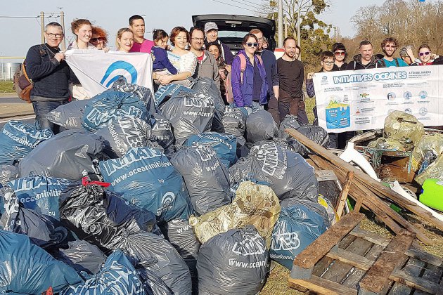 Caen. 650 kilos de déchets ramassés près de Caen
