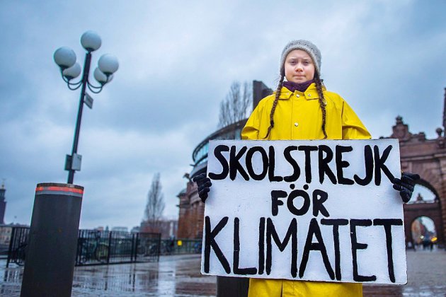 Climat: une "étincelle" suédoise et des ados par milliers dans les rues