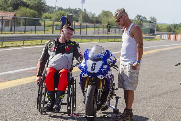 Caen. Christopher Guézet, motard paraplégique caennais au mental d'acier