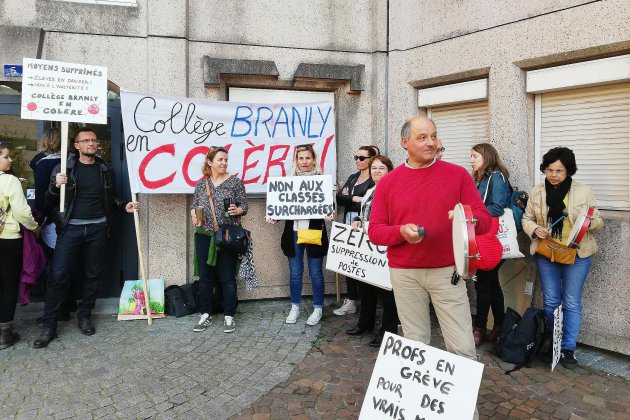 Grand-Quevilly. Près de Rouen, le collège Branly en grève contre une suppression de poste