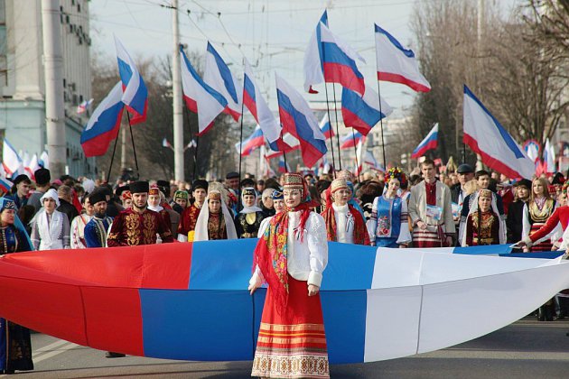 La Russie fête les cinq ans de l'annexion de la Crimée