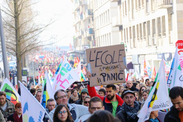 Rouen. Rouen : plus de 2000 personnes dans les rues pour la journée de grève