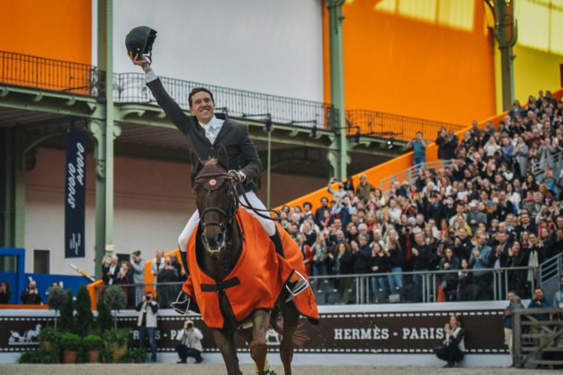 Saut Hermès: Delestre et son cheval Hermès Ryan illuminent le Grand Palais
