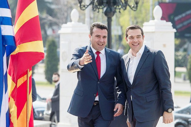 Visite "historique" du Premier ministre grec en Macédoine du Nord