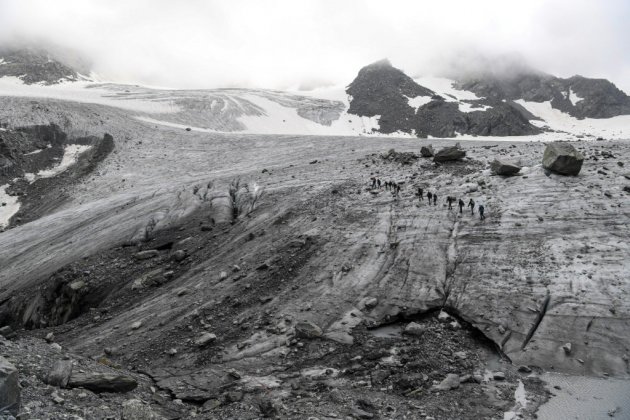 Des résidus radioactifs dans les glaciers