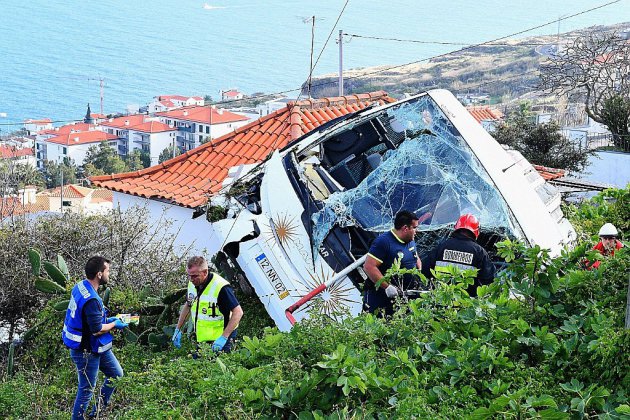 Madère: 28 touristes allemands tués dans un accident de bus