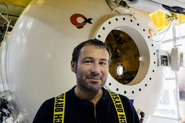 Frédéric Swierczynski, plongeur-spéléologue en quête de "belle souffrance"