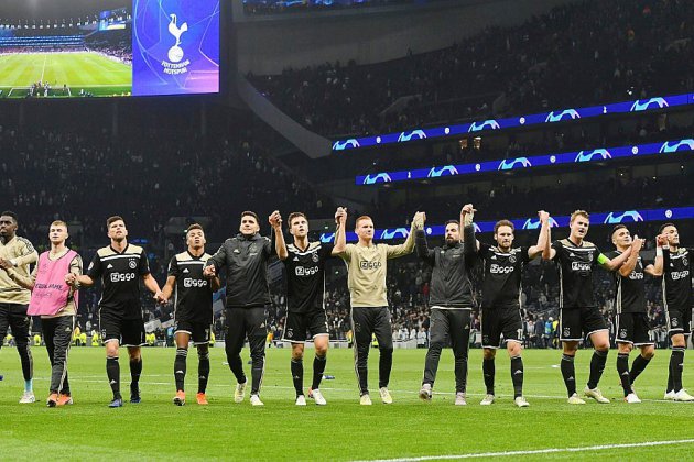 Ligue des champions: l'Ajax prend une option face à un terne Tottenham