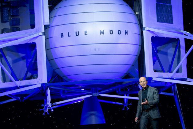 Le patron d'Amazon dévoile un projet d'alunisseur pour retourner sur la Lune d'ici 2024
