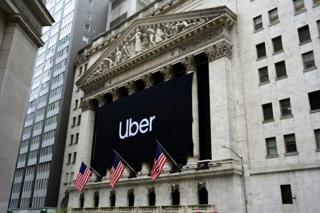 Uber envahit la Bourse de New York pour son baptême boursier
