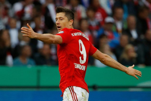 Le Bayern gagne la Coupe d'Allemagne avec deux buts de Lewandowski et réussit le doublé