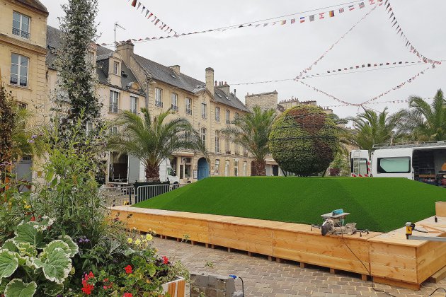 Caen. Caen : un jardin d'été aux couleurs du 75e anniversaire du Débarquement
