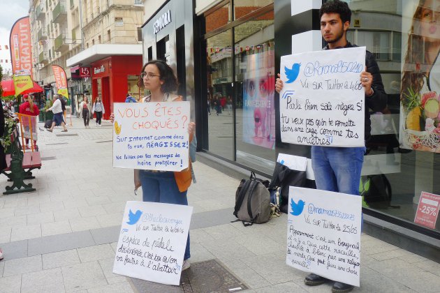 Caen. SOS Racisme : happening à Caen contre la haine sur les réseaux sociaux