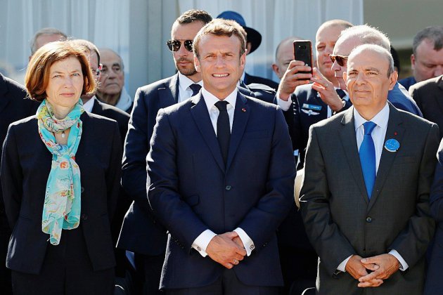 Macron inaugure le 53e salon aéronautique du Bourget