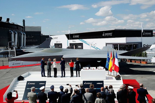 Paris et Berlin concrétisent avec l'Espagne le lancement de l'avion de combat du futur