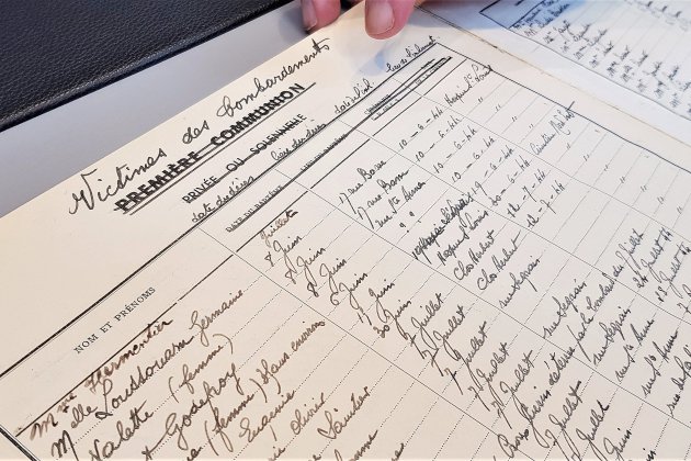 Caen. À Caen, un prêtre a tenu un registre des victimes civiles de 1944