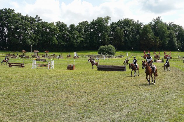 Le Pin-au-Haras. Championnat d'Europe d'équitation, le concours complet au Haras du Pin