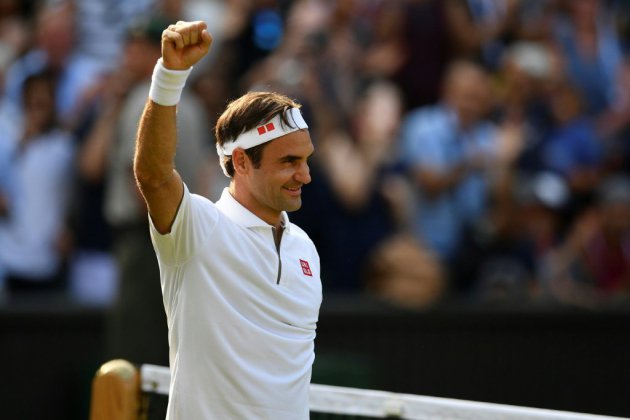 Wimbledon: une centième et une demie pour Federer