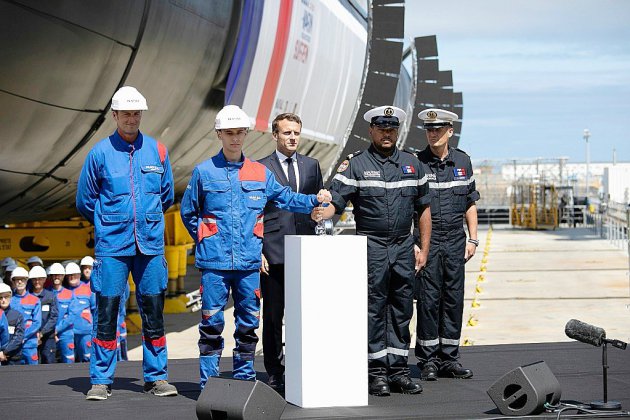 Cherbourg. Macron lance officiellement le nouveau sous-marin nucléaire français