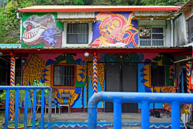 A Taïwan, un "village graffiti" veut soulager la solitude des personnes âgées