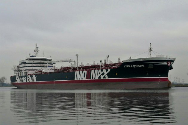 Un tanker battant pavillon britannique saisi ancré à un port iranien