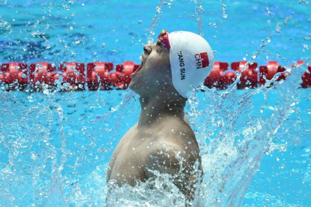 Mondiaux de natation: le Chinois Sun Yang remporte le 400 m nage libre