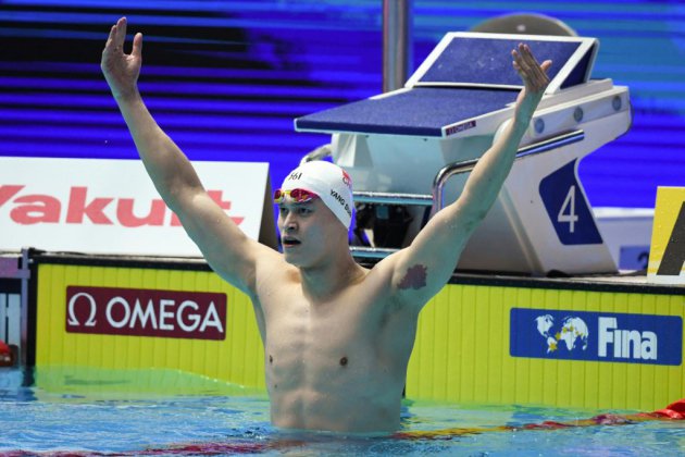 Mondiaux de natation: le Chinois Sun titré sur 200 m libre libre après la disqualification du Lituanien Rapsys