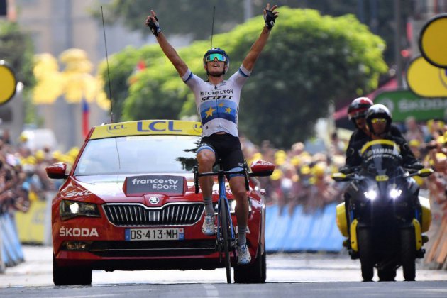 Tour de France: Matteo Trentin s'impose en solitaire à Gap