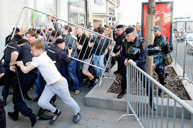 Le Parquet russe veut réagir "avec sévérité" à toute nouvelle manifestation non autorisée