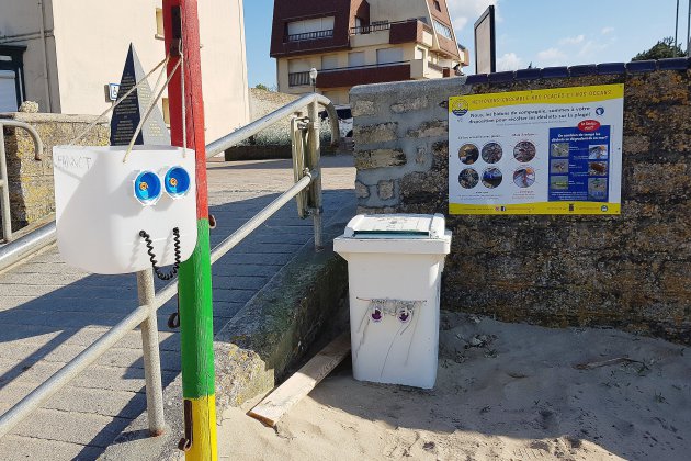 Courseulles-sur-Mer. Déchets plastiques sur les plages : une idée pas bidon dans le Calvados