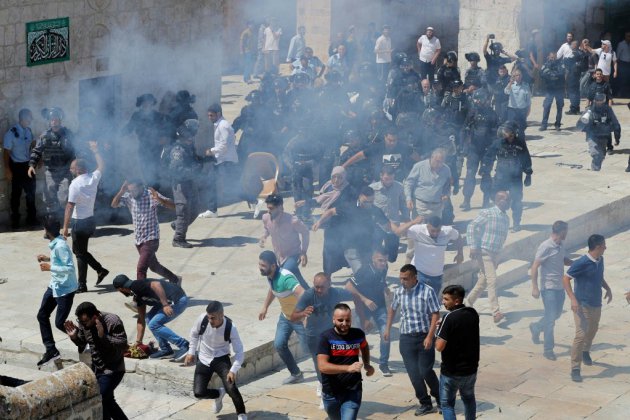 Heurts entre policiers israéliens et Palestiniens sur l'esplanade des Mosquées