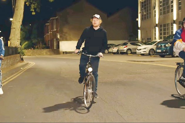 Hors Normandie. Un clip d'Ed Sheeran, à vélo dans Londres