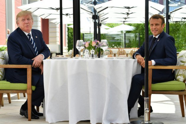 Déjeuner "improvisé" Macron-Trump avant le sommet du G7